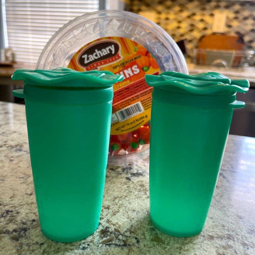 Tupperware salt and pepper shakers